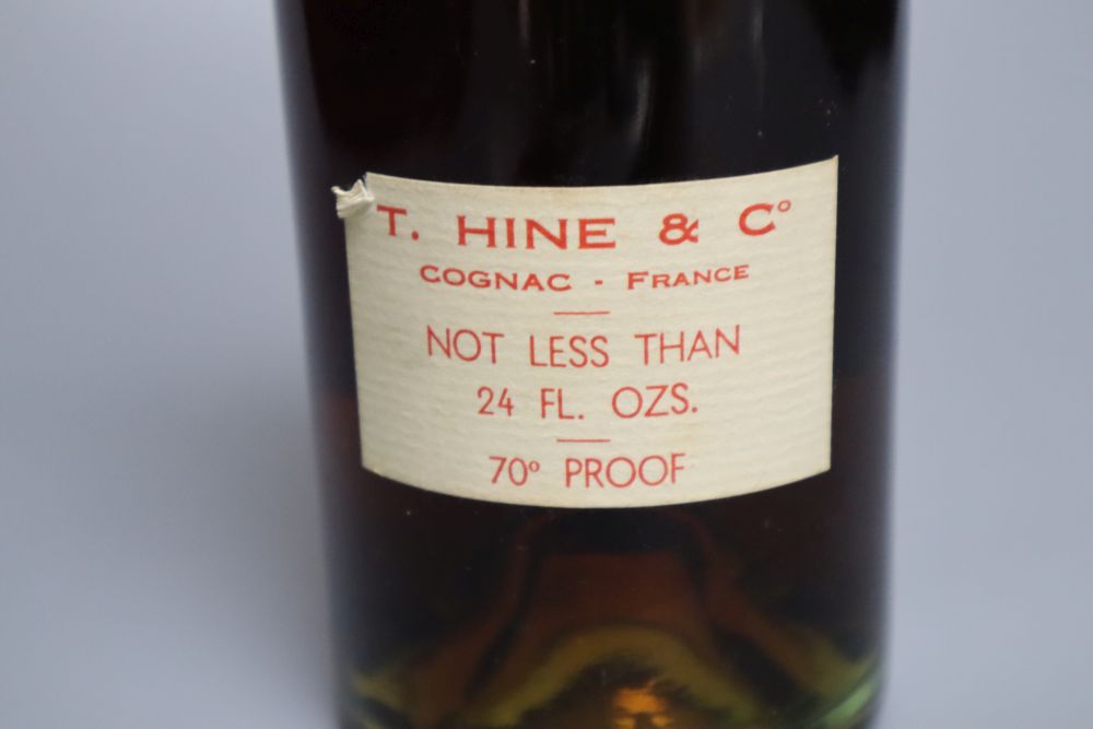 One bottle of Hine Grande Champagne Cognac, Old Vintage